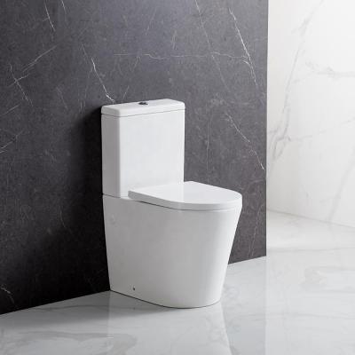 China Double-Flow ANBI CE Certificated European Pan WithTwo Piece Toilet WC Ceramic Online Toilet Tech Support Water Closet for sale