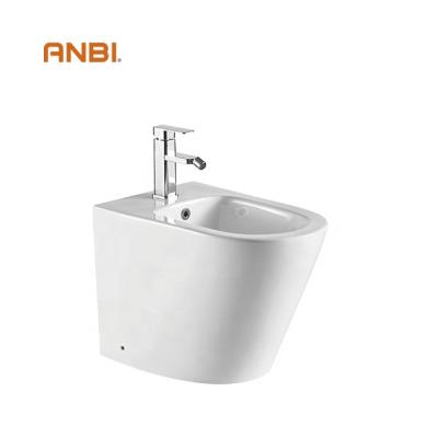 China Fully Concealed Fixing ANBI China Back To Wall Good Quality Back To Wall Ceramic Bidet for sale