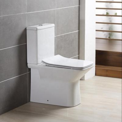 China Wall Ceramic Two-piece Toilet Double-Flow ANBI European Standard Water-saving WC Toilet Sanitary WC for sale