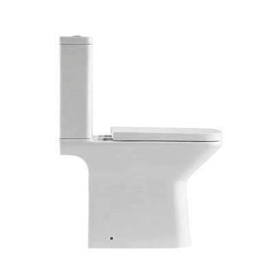 China Double-flow ANBI China Manufacture Square Siphon Water Saving Two Piece CE Wc The Toilet for sale