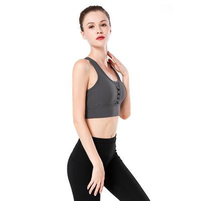 China High Stretch Breathable In-stock Yoga Vest Women Plus Size Workout Sports Yoga Bra for sale