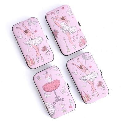 China New carbon steel cartoon pattern durable 2022 design beauty tools manicure set for household for sale