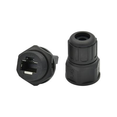 China Conector femenino recto RJ45 del suplemento de 8P8C Rj45 con el guardapolvo para la red en venta