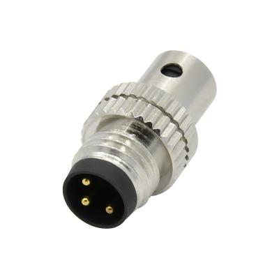 China Nickel Plated M8 6Pin Connector Copper Material IP67 Waterproof for sale