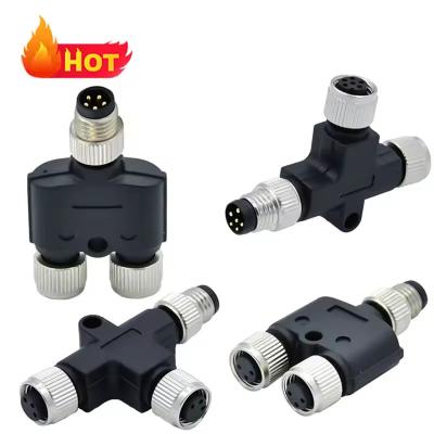 China 8 Pin Automotive Waterproof Connector M8 A B D Coding for sale