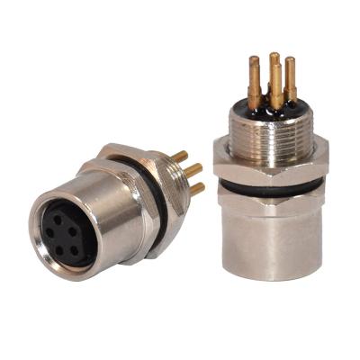 Cina Automazione di Pin Waterproof Connector For Sensor del connettore 4 del supporto del pannello in vendita