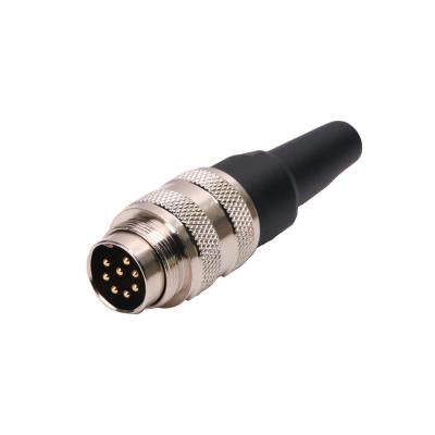 China conector recto del enchufe masculino del zócalo del conector circular de 500V M16 en venta