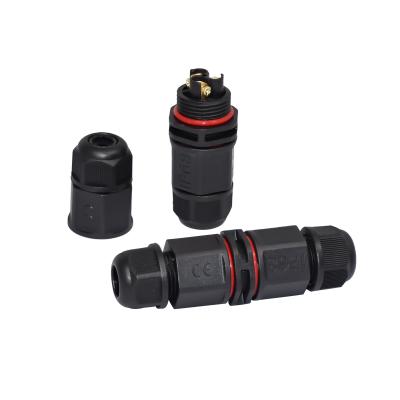 China 10mm gerades Verbindungsstück, Berg 2 Pin Connector der Platten-IP68 zu verkaufen