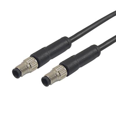 China Circular masculina del zócalo del conector M5 de la automatización del ODM del OEM moldeada en el conector de cable en venta