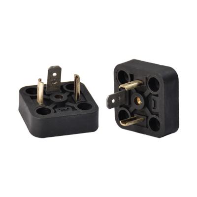 China Industrielles Solenoid-Lärm-Verbindungsstück IP65 3 männliches Verbindungsstück Pin MCX zu verkaufen