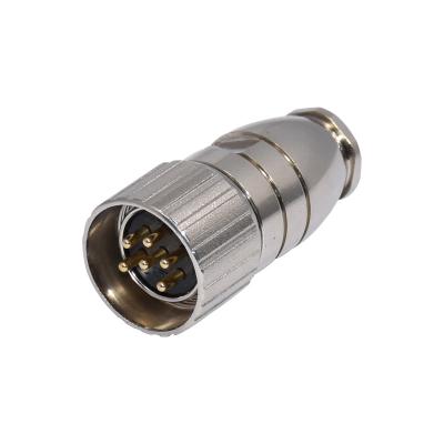 China Conector reto masculino da tomada do sinal de M23 17 Pin Connector 623 para servo/codificador à venda