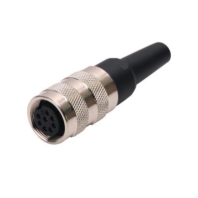 China 5 formte Kreiskabel Pin 6 Pin Male Female Connector Electrical gerade für Automatisierung zu verkaufen