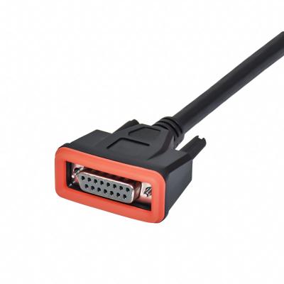 China Wasserdichtes Kabel-Verbindungsstück 15 Pin Wirable Molded CuZn PA66 28AWG zu verkaufen