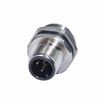 China El conector hembra CuZn M12 D de Rigoal AWG26 M12 cifró el conector en venta