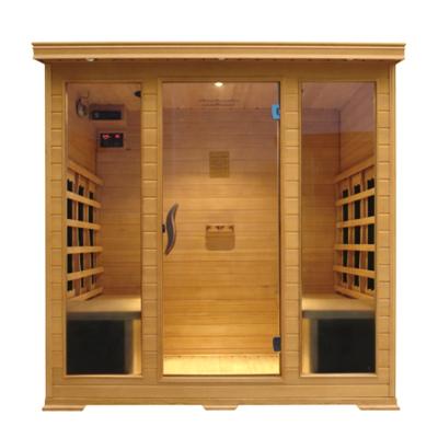 China Computer control panel far infrared sauna room good quality wood/sauna room/Russian sauna room for sale