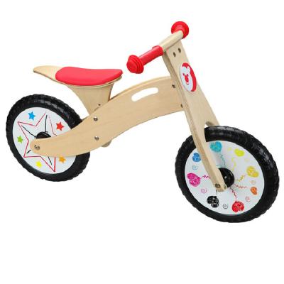 China Ride On Toy Eco Friendly Kids Bike Wooden Balance Bike AT11851 for sale