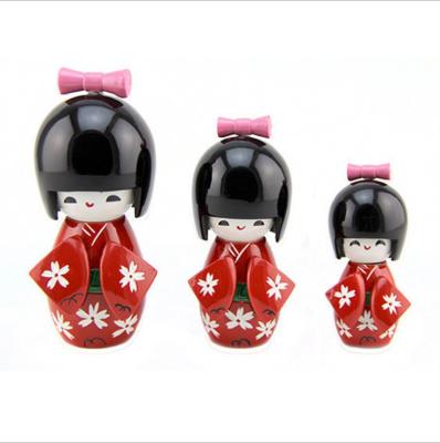 China Educational Cute Traditional Wooden Chubby Kokeshi Toy Mini Japanese Baby Craft - Doll AT11681 for sale