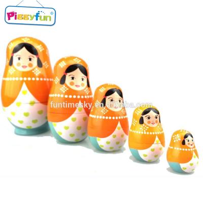 China Toy New Product Handmade Traditional Matryoshka Battery Operated Dolls AT11338 for sale