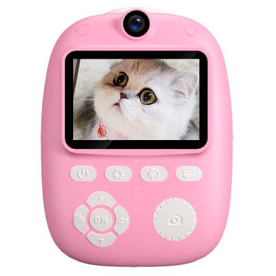 China 1080p Hd Cute Digital Cam Cartoon Kids Fun Digital Video Games Fast Picture Print Action Camera Printer Instant Photo For Kids for sale