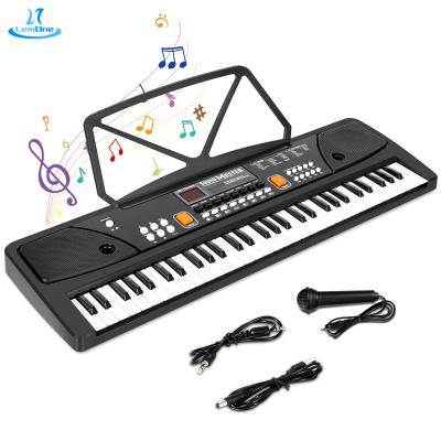 China LED screen design multi-function 61 piano keyboard with LED screen display smart educational toys musical electronic organ for kids for sale