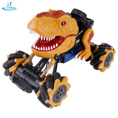 China Wholesale Jet Monster Truck Toys 4Wd Rc Electric Remote Control Kids Dinosaur Led Drift Car Toy for sale