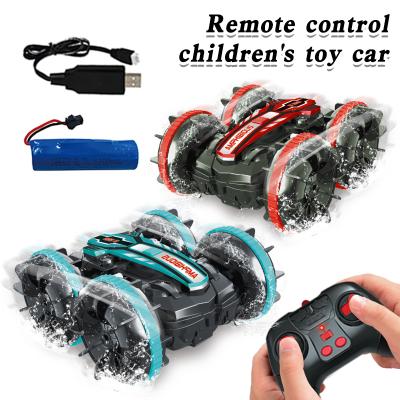 China 180 Degree 2.4G Flip Stop Bilateral Waterproof RC Car Radio Control Amphibious Car for sale