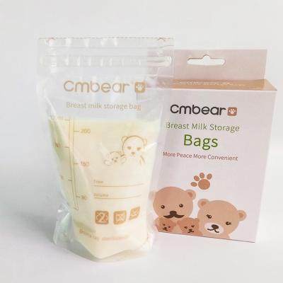 China Wholesale High Quality Bpa Free Bag Disposable Food Grade BPA Baby Women Silicone Breastmilk Storage Bags For Sale for sale