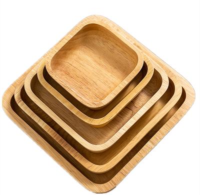 China Handmade natural wooden wooden household environmental protection tableware set wooden salad bowl LN002# for sale