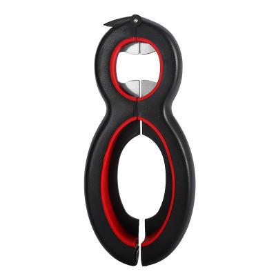 China Sustainable Bottle Opener Multifunction 6 In 1 Wholesale Plastic Artifact Kitchen Instrument YN007# for sale