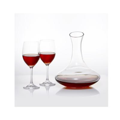 China Crystal Material Promotional Specials Thickened Durable Crystal Transparent Glass Wine Cup Set for sale