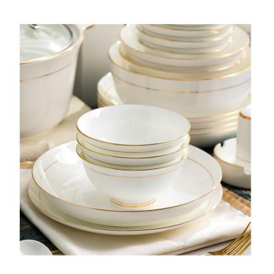 China Sustainable Quality Exceptional High Temperature Firing Modern Lightweight Luxury Dinnerware for sale