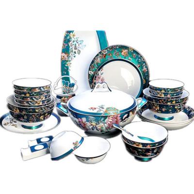 China Wholesale High Quality Safe Viable and Considerate Fine and Uniform Enamel Dinnerware Set for sale