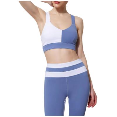 China OEM Breathable Gym High Waits Custom Manufacturer Pants Leggings Yoga Bra Top Yoga Set for sale