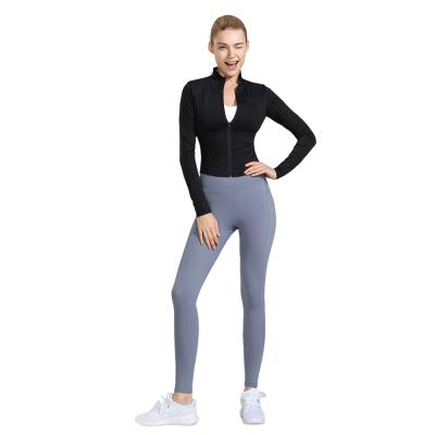 China 2 Piece Workout Set Yoga Coat And Pant Breathable Fitness Yogas Set Sportswear Women for sale