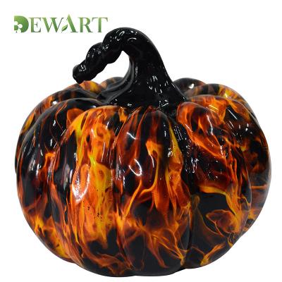 China Halloween Thanksgiving Gifts Opens Decor Pumpkin Statue Halloween Party Indoor Outdoor Resin Pumpkin Art Sculpture for sale