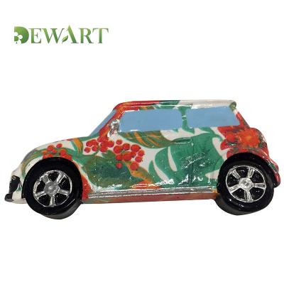 China Wholesale Custom Durable Magnetic Tourist Decor Souvenirs Cute Car 3D Cartoon Resin Fridge Magnets Home Decor Stick Model for sale