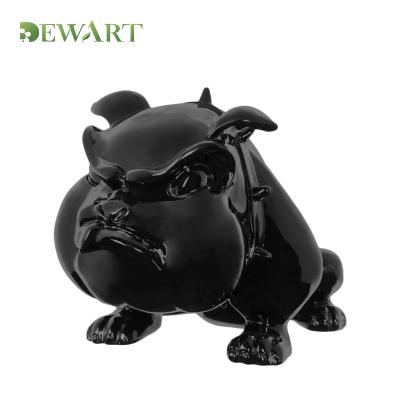 China Modern Animal Life Size Sculpture Polyresin Figurine Outdoor Europe Street Decor Resin Dog Statue Resin Dog Statue for sale