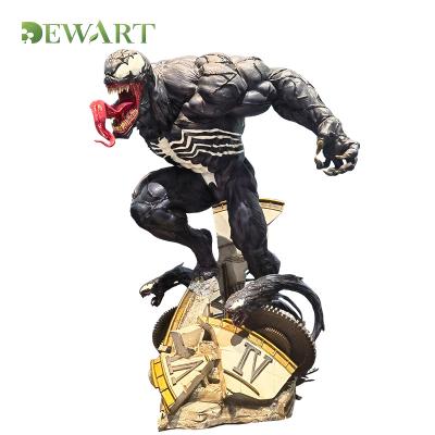 China MODEL TOY Custom Movie Cartoon Character Resin Figures Toys M@rvel Model Superhero Sculpture Venom Action Figure Collectible Doll for sale