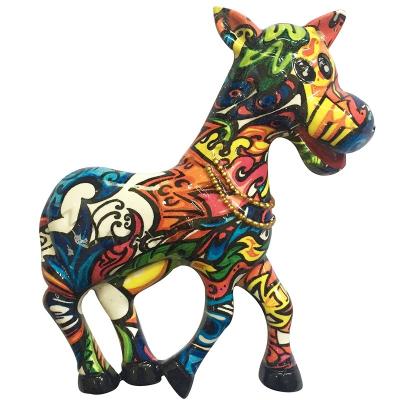 China Durable Funny Donkey Stick Kitchen Fridge Magnetic Decor Ornaments 3D Cartoon Custom Resin Animal Fridge Magnets for sale