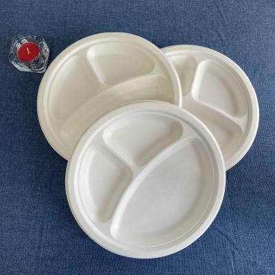 China Chinese Wholesale Disposable Paper Plate Custom Printed Disposable Biodegradable Paper Plates for sale