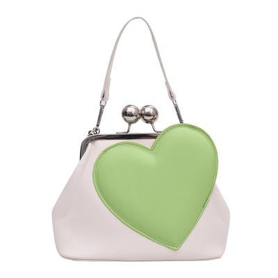 China Fashion Waterproof Women Love Heart Shape Shoulder Bags Ladies Cross - Body Messenger Bag Purse Handbags for sale