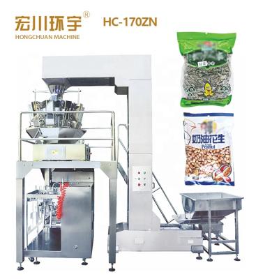 China Full Automatic Food Filling And Sealing Horizontal Premade Sachet Packaging Machine For Dried Fruits for sale