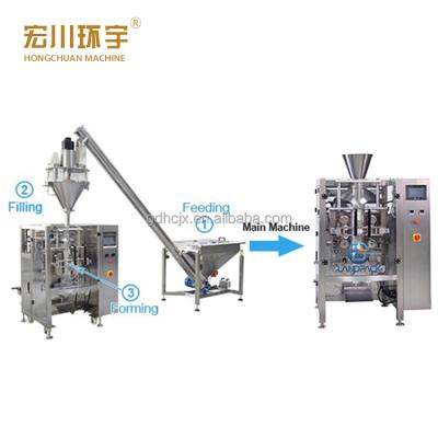 China Automatic Lapel Type Flour Starch Pepper Spice Washing Powder Food Cheap Price Packing Machine for sale