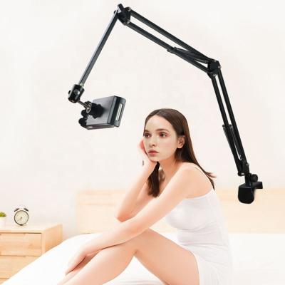 China Amazon Adjustable Phone Bracket Rotating Lazy Clamp Clip For Bed Tablet Stand Rotating Holder for sale