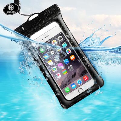 China New Waterproof Hot Selling Amazon Cell Phone Bag Waterproof Mobile Pouch for Swimming or Outdoor for sale