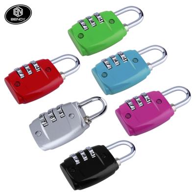 China Hot Sale Amazon Eco-friendly Cheap Zinc Alloy 3 Combination Travel Suitcase Luggage Digital Protective Lock New For Outdoor for sale