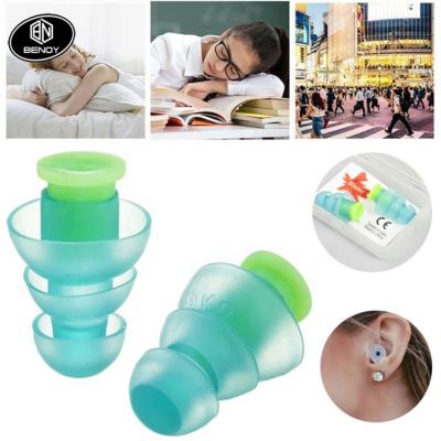 China Amazon Silicone Reusable Gel Soundproof Ear Plugs Ear Plugs for sale