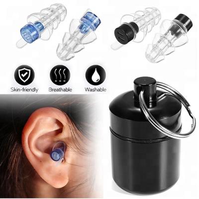 China Fashionable Waterproof Silica gel+filter Amazon Anti Noise Hearing Protection Ear Plug for sale