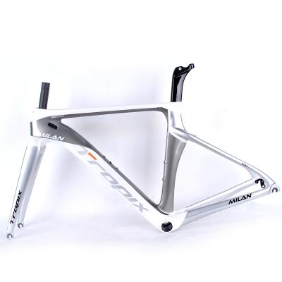 China Road Bikes Tropix Milan Carbon Fiber Road Bike Frame Super Light for sale