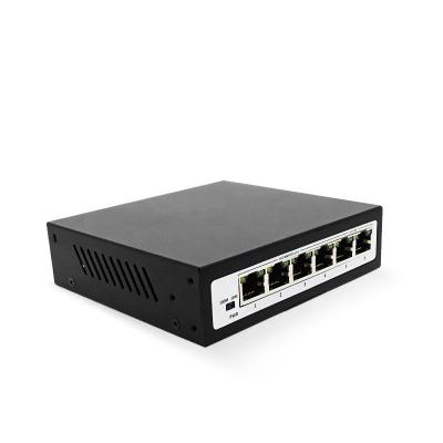 China POE Manufacture Hot Sales 10/100Mbps 4Port Standard POE Injector POE Switch 48V for sale